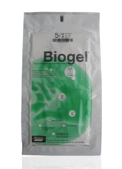 Biogel Sterile Latex Handsker u/pudder str. 6.5