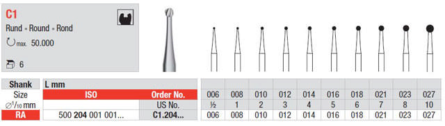C1 Rosenbor hårdmetal RA 018 22mm