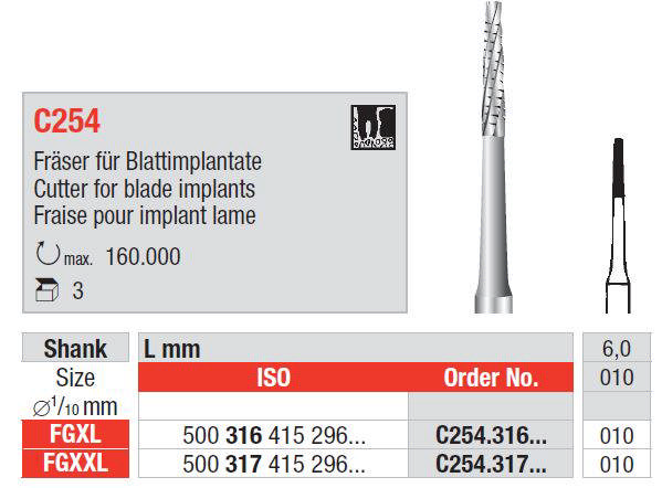 Kirurgisk bor C254 317-010