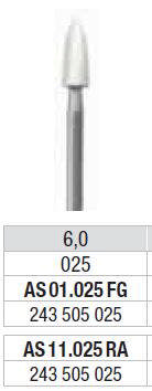 Edenta Arkansas pudsesten torpedo hvid AS11 RA 025