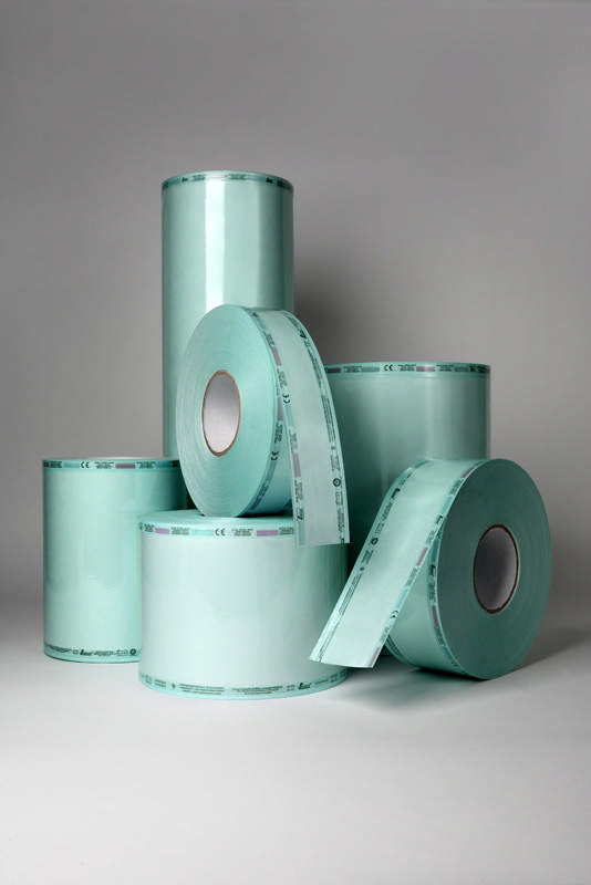 Autoklaverulle m/indikator 10cm x 200m