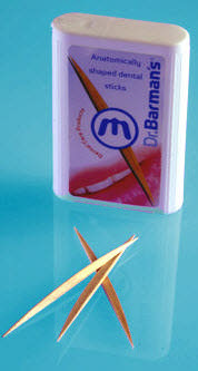 Barman`s trætandstikker 1stk