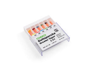 Guttapercha Points 28mm 20/04 gul  361720