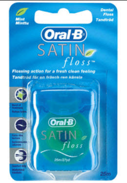 Oral-B Tandtråd Satinfloss mint 017954