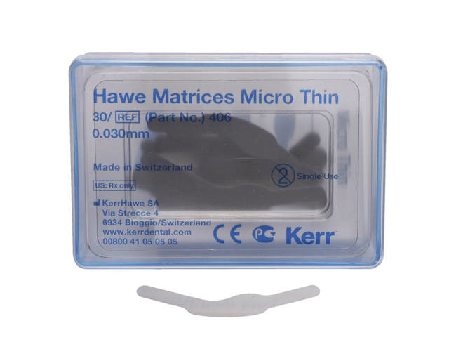 Hawe matricer præmolar 1 bue 0,03mm 406