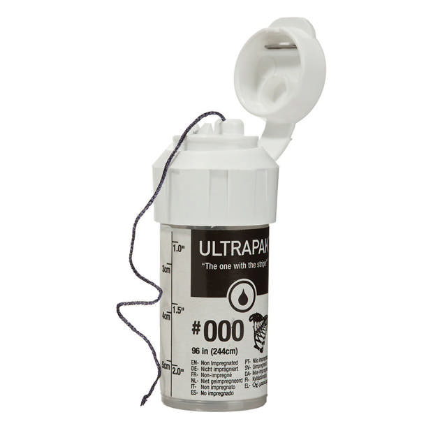 Ultrapak CleanCut pochetråd nr. 000 sort 9331