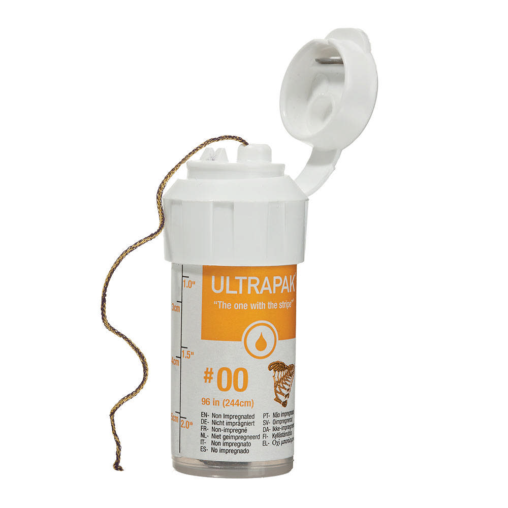 Ultrapak CleanCut pochetråd nr. 00 gul 9332