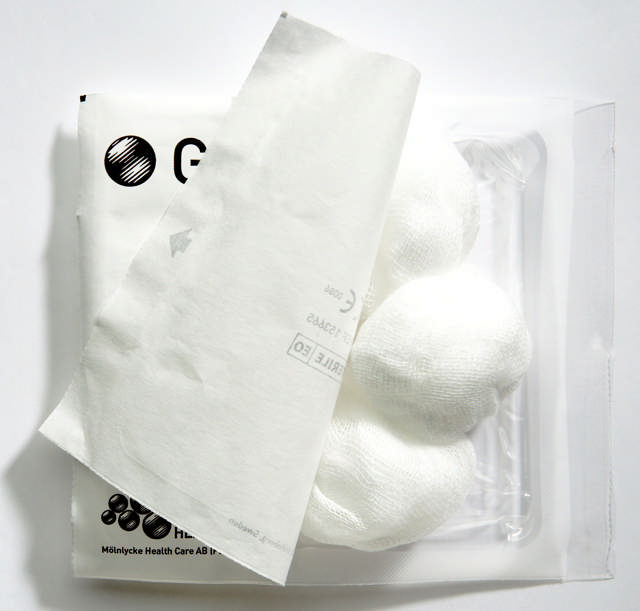 Gazetamponer Sterile nr.2 rund 24mm 150760