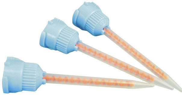 Prestige mixingtips blå/med orange spiral  