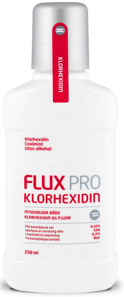 Flux PRO klorhexidin/fluor mundskyl 0,12% CHX