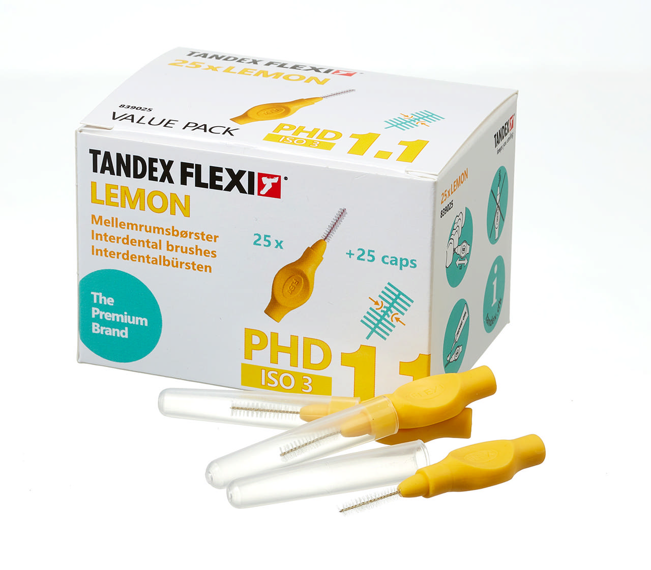 Tandex Flexi value interdentalb. gul PHD 1,1