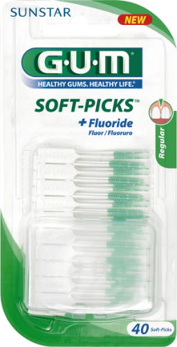 GUM Soft-Picks Original regular grøn 50stk 632SW50