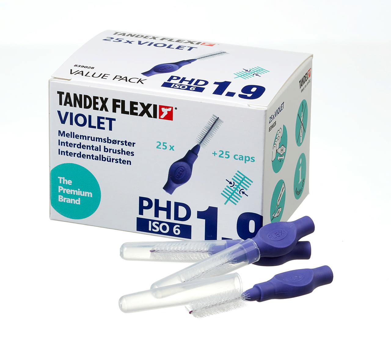Tandex Flexi value interdentalb. violet PHD 2,3 