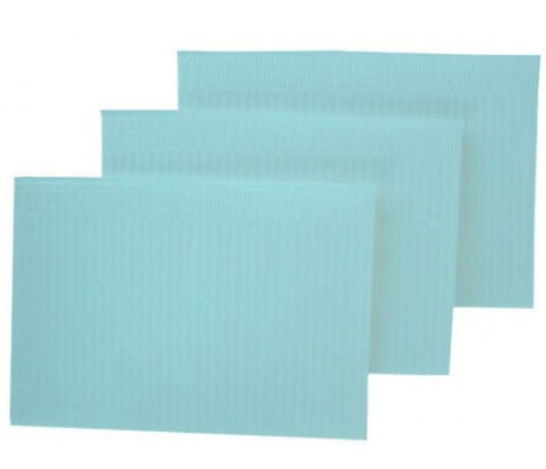Prestige patientservietter m/plast 45 x 33cm lysblå 