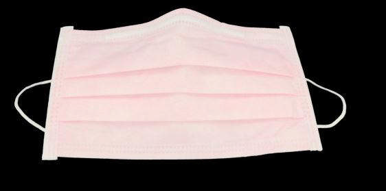 Prestige mundbind rosa m/elastik 3-lags  