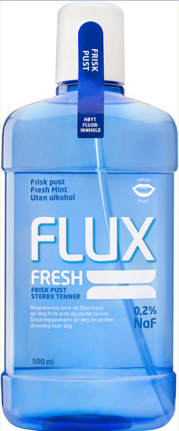 Flux Fresh mint mundskyl 0,2% NaF