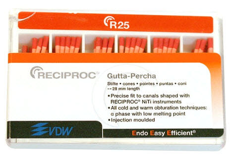 Reciproc Guttapercha points 28mm R25/rød