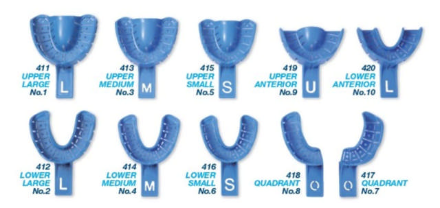 Premium aftryksskeer plast blå OK medium 413
