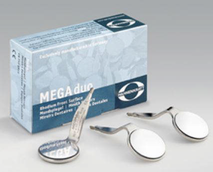 Mundspejl MEGAduo FS Rodium dobbeltsidig 6100