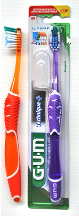 Gum Technique+ tandbørster blød 491 