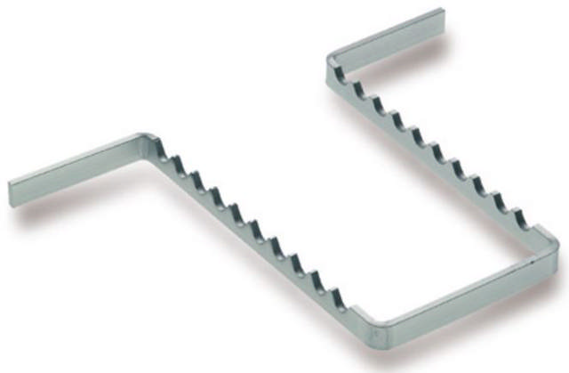 Aluminium instrumentstativ t/10 instr. 18 x 14cm