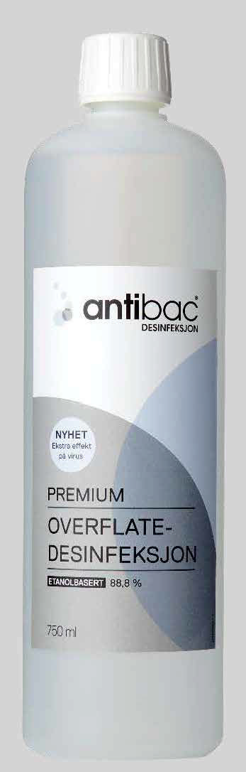 Antibac Premium overfladedes. 88,8% flaske 750ml