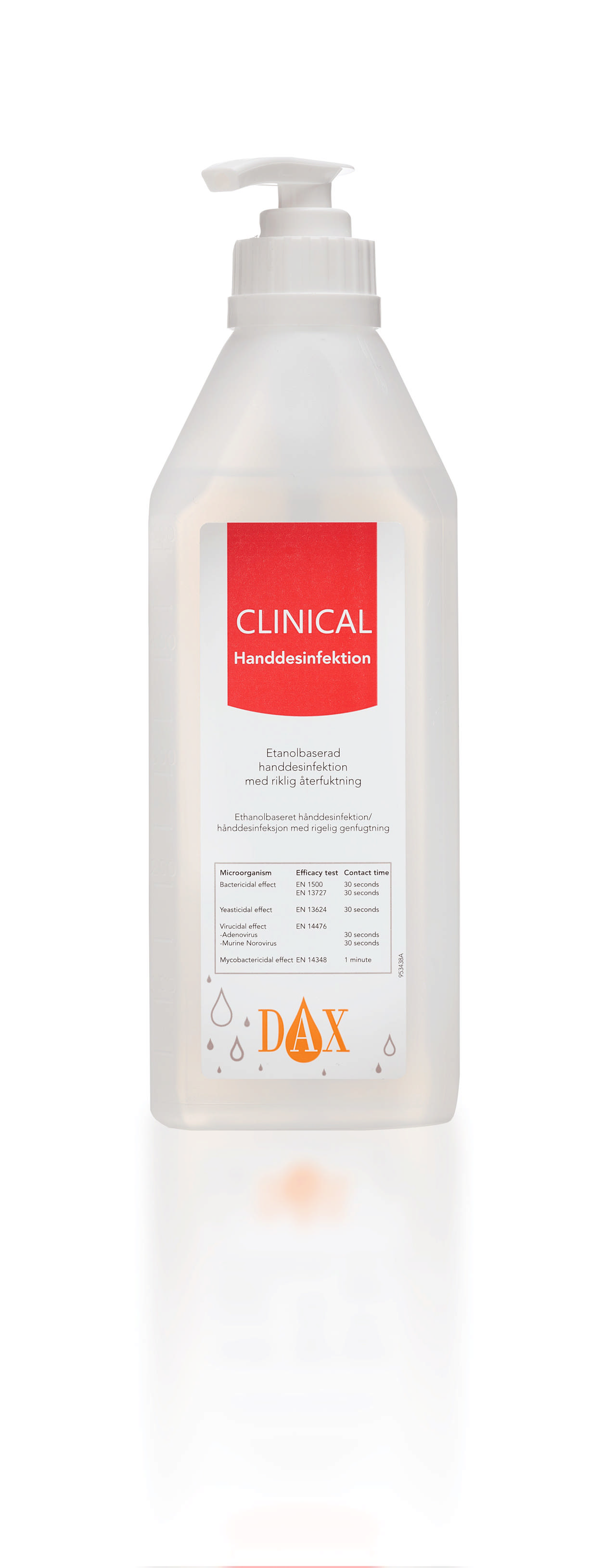 DAX Clinical Hånddesinfektion pumpeflaske 722-15