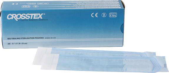 Autoklaveposer m/klæb 9 x 23 cm