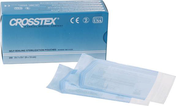 Duo-Check autoklaveposer m/klæb 9 x 13cm