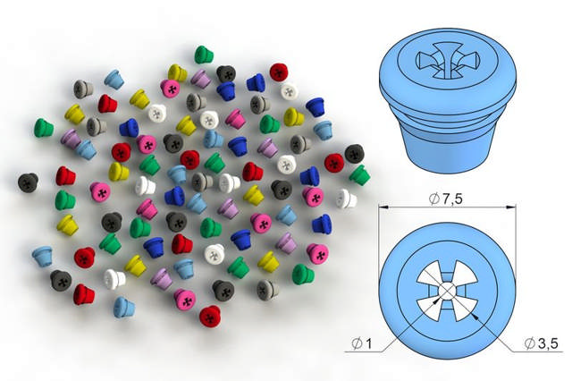 Nichrominox Silicone Plugs gul