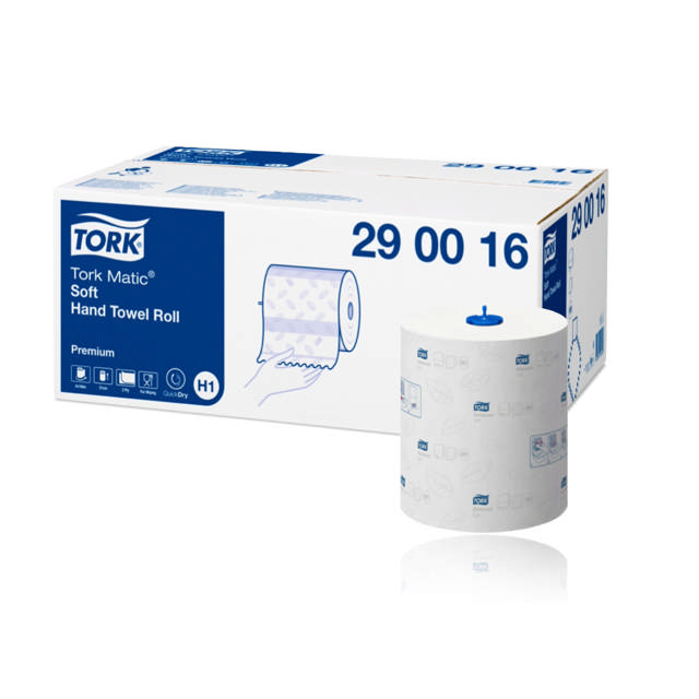 Håndklæderulle Tork H1 2-lags soft  290016