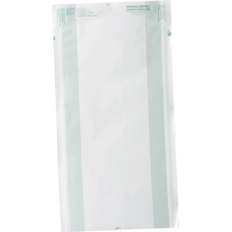 Mpack autoklaveposer m/fold 25 x 6,5 x 48cm grøn