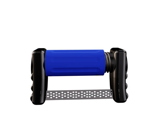 FitStrip enkeltsidet pudsestrip, medium, blå, 10