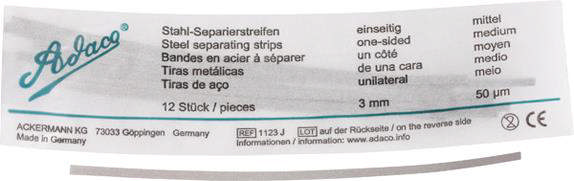 Adaco stålstrips medium 3mm enkeltsidet 60026810