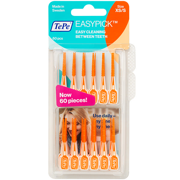 TePe EasyPick XS/S mellemrumsbørster orange