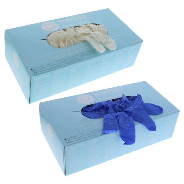 Simplee nitril handske blå str. XL 10 x 200stk