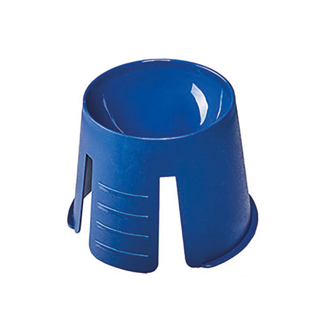 Simplee dappenbægre m. glat kant blå