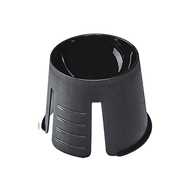 Simplee dappenbægre m. glat kant sort