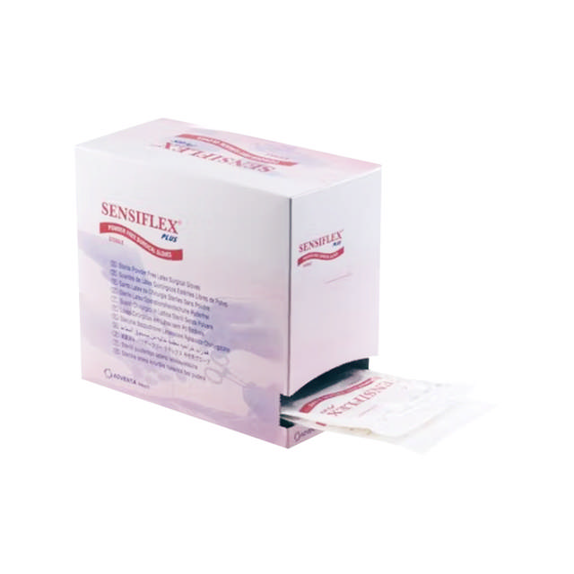 Sensiflex Plus latex handsker sterile PF str. 8