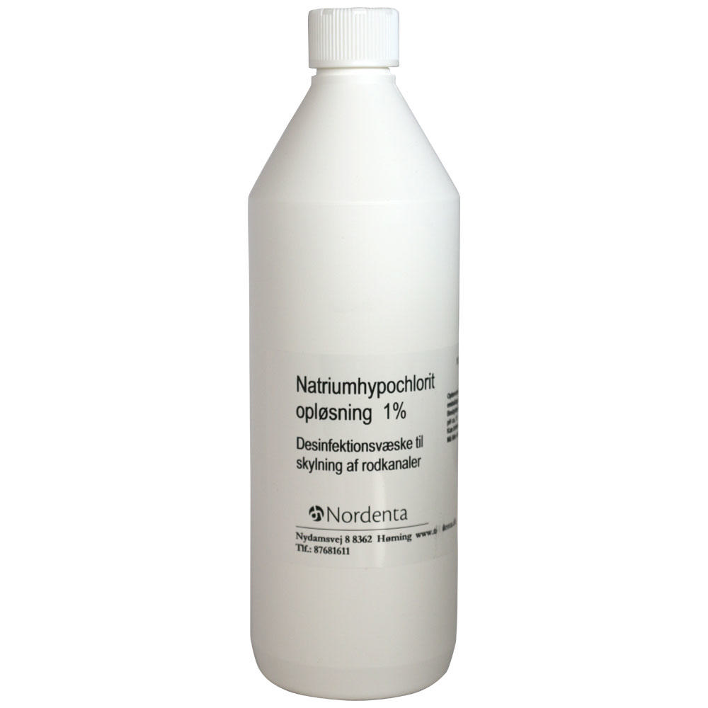Nordenta natriumhypochlorit 1%, 1 liter