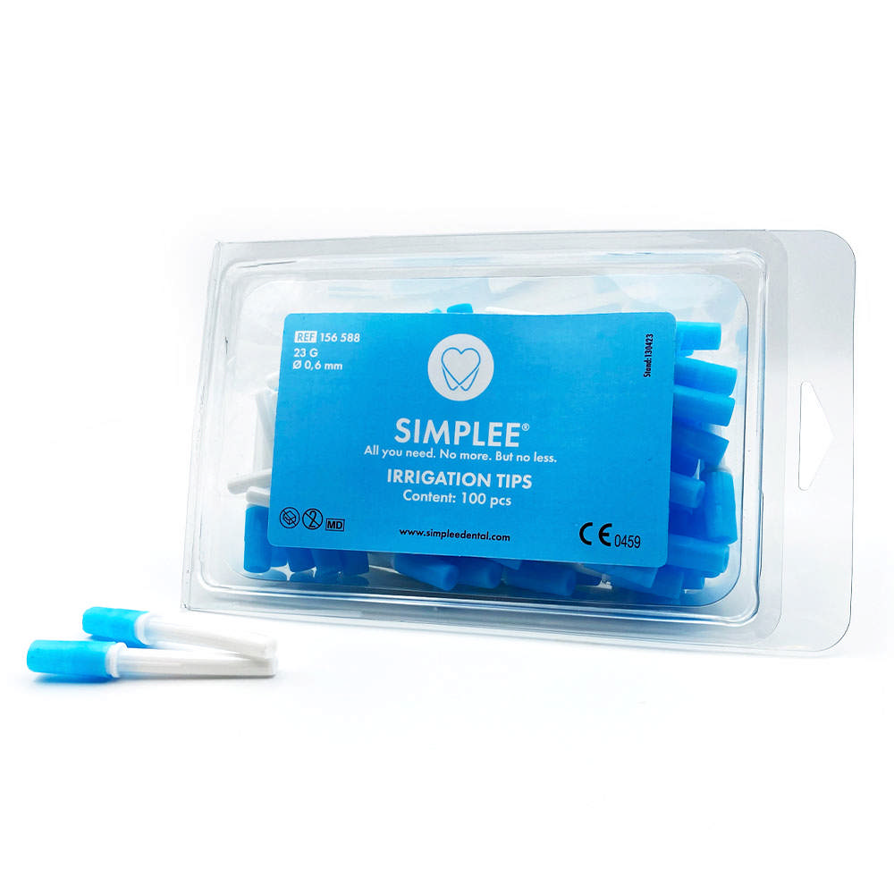 Simplee skyllekanyler 23G/0,6 x 2,4mm blå 156588