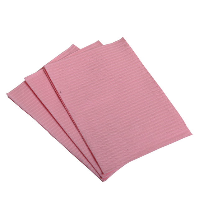 Simplee patientservietter m/plast 33 x 45cm rosa
