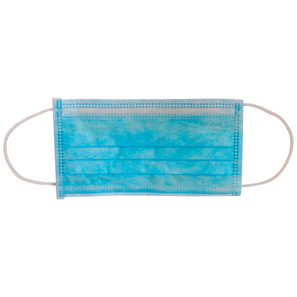 TopDent mundbind type II m/elastik blå 20 x 50 stk