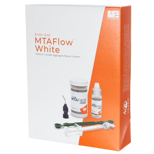 MTAFlow 2g pulver + 2ml gel hvid. 