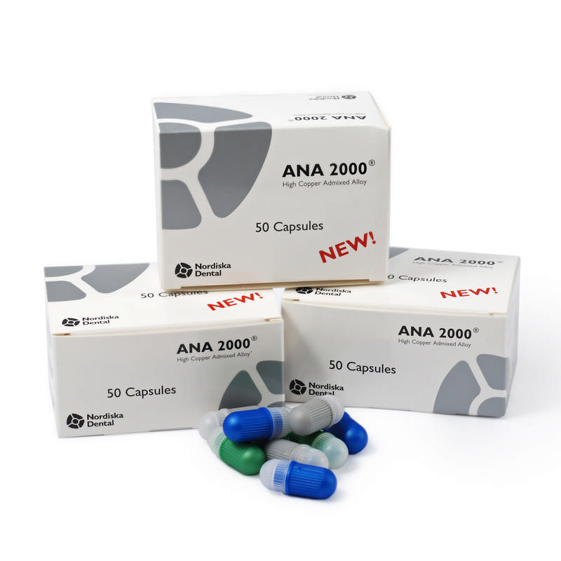 ANA 2000 amalgam kapsler nr. 1 grøn 1173000