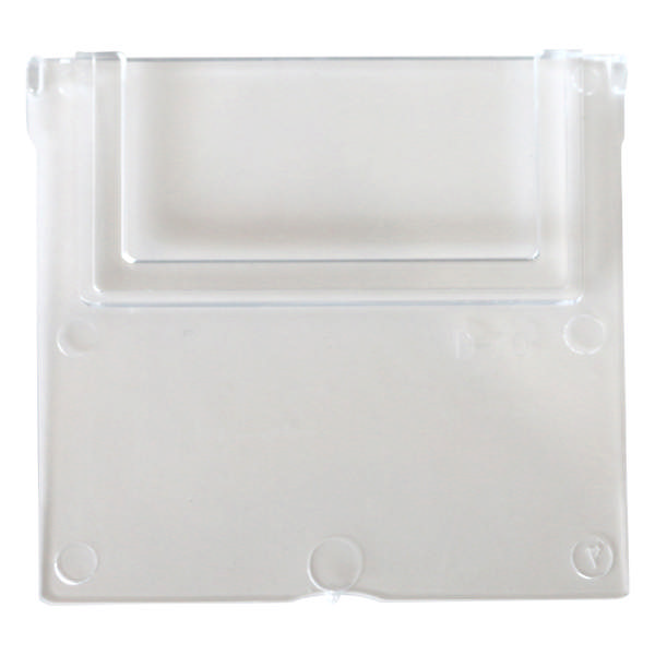 Hurtigkøb skillevæg til kasse 1, 2 og 3, klar plast