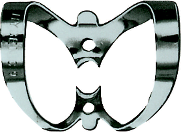 Hygenig kofferdamklamme m/vinger Nr.9  H02763