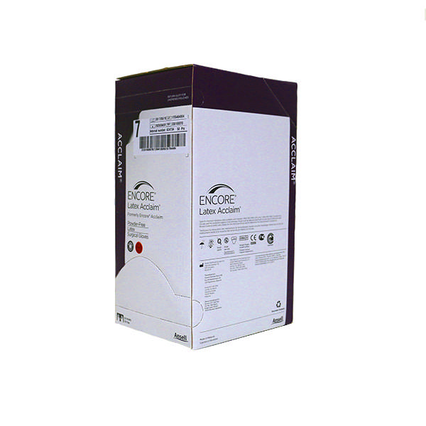 Encore Acclaim sterile latex handsker  PF str. 7 