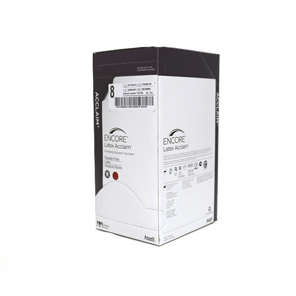 Encore Acclaim latex sterile PF str. 8, 50 par
