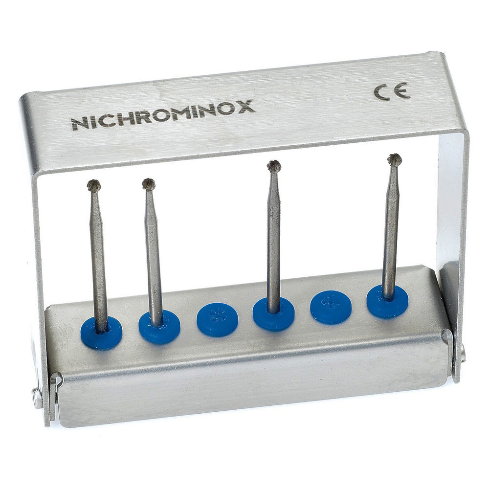 Nichrominox Plug In borstander til 6 HP bor, blå